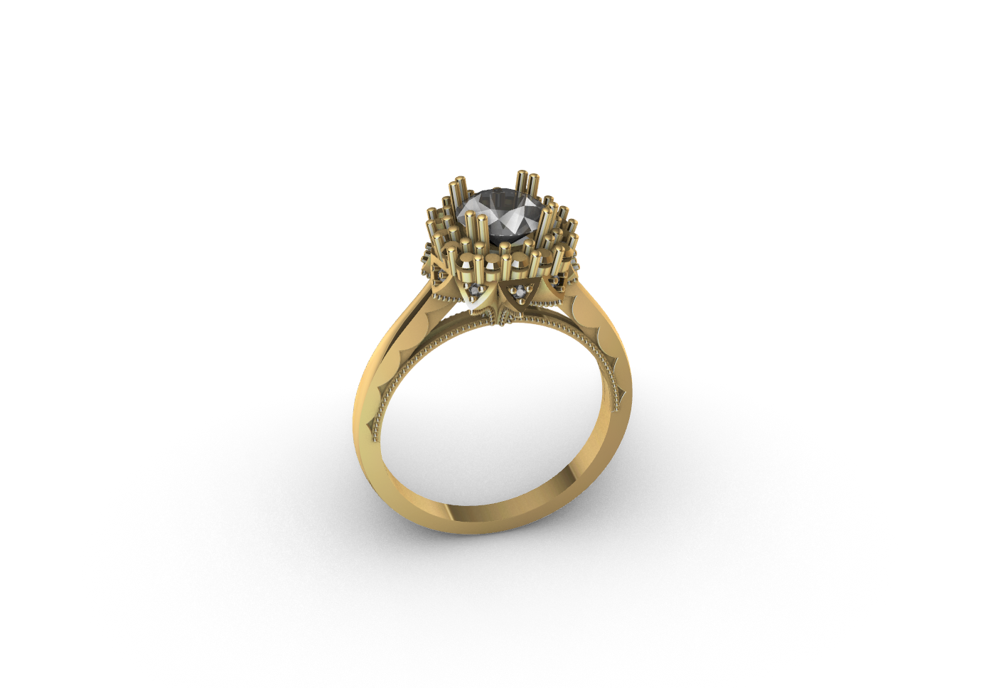 3D Jewelry Files Ring Model 3DM STL R-6122