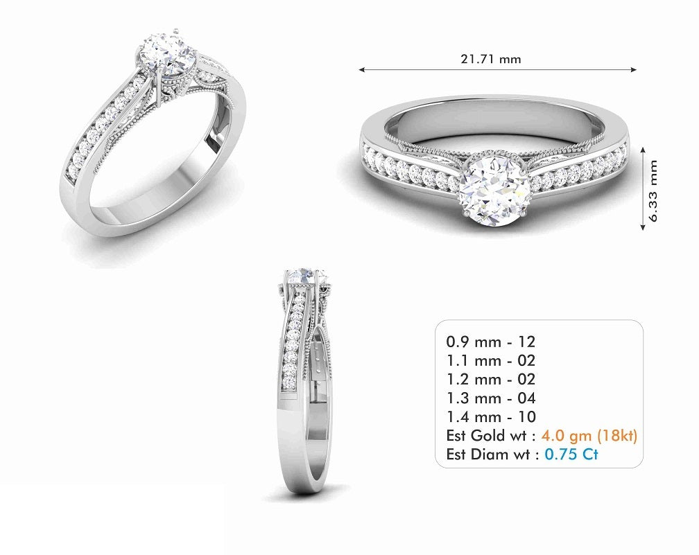 3D Jewelry Files Ring Model 3DM STL R-6513