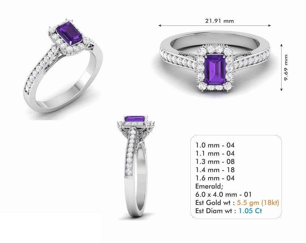 3D Jewelry Files Ring Model 3DM STL R-6514