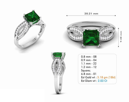 3D Jewelry Files Ring Model 3DM STL R-6540