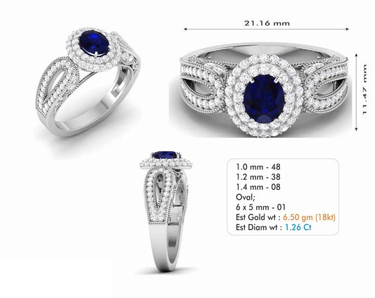 3D Jewelry Files Ring Model 3DM STL R-6544