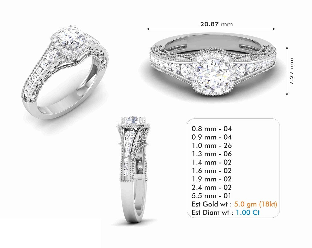 3D Jewelry Files Ring Model 3DM STL R-6556