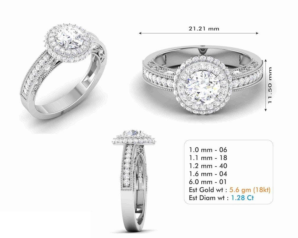 3D Jewelry Files Ring Model 3DM STL R-6569