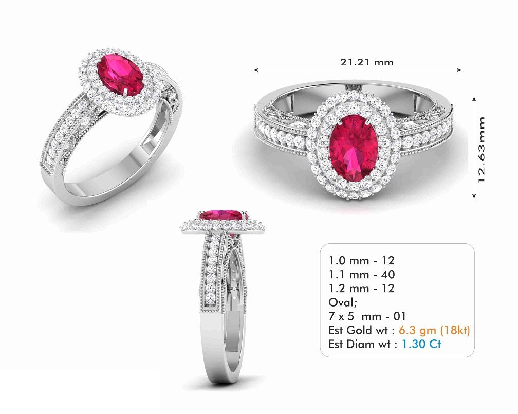 3D Jewelry Files Ring Model 3DM STL R-6571