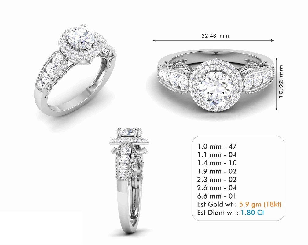 3D Jewelry Files Ring Model 3DM STL R-6574