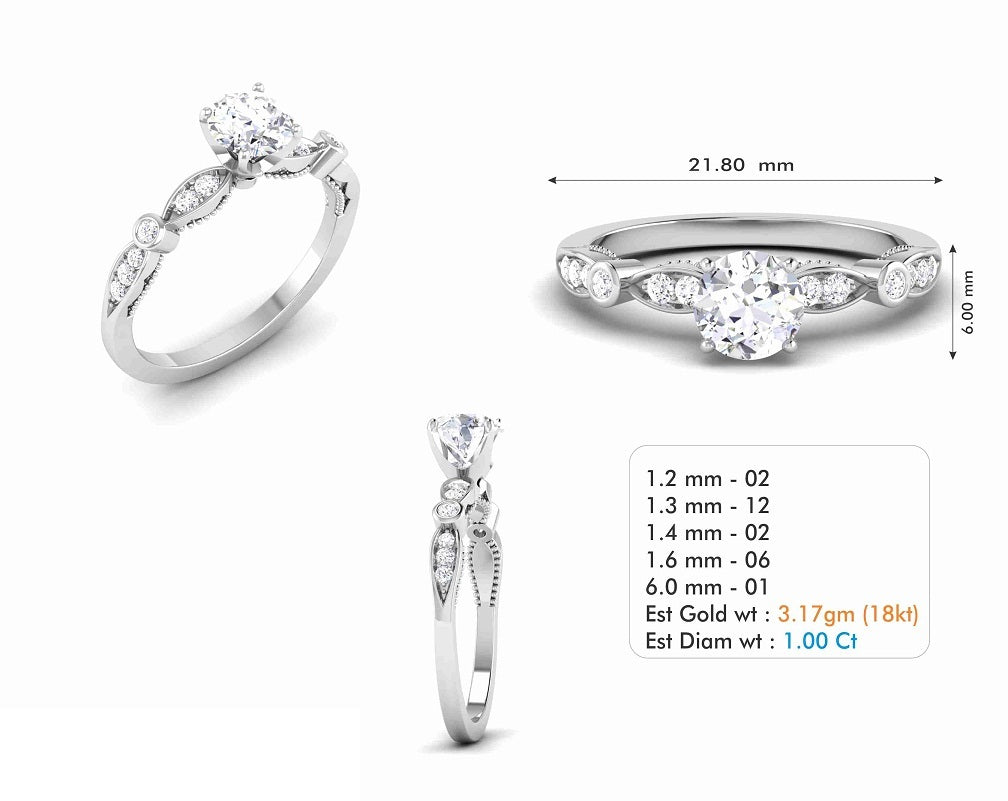 3D Jewelry Files Ring Model 3DM STL R-6581