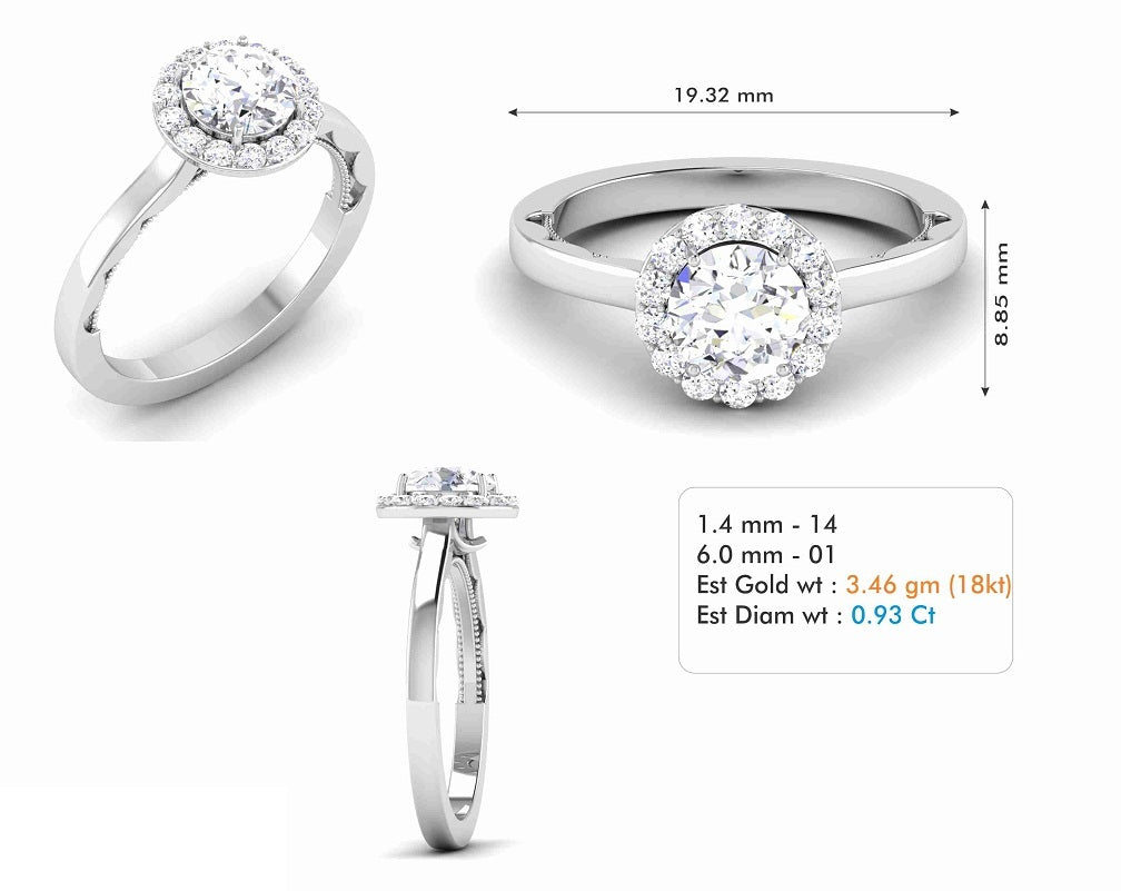 3D Jewelry Files Ring Model 3DM STL R-6590