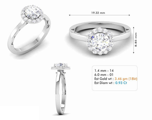 3D Jewelry Files Ring Model 3DM STL R-6590