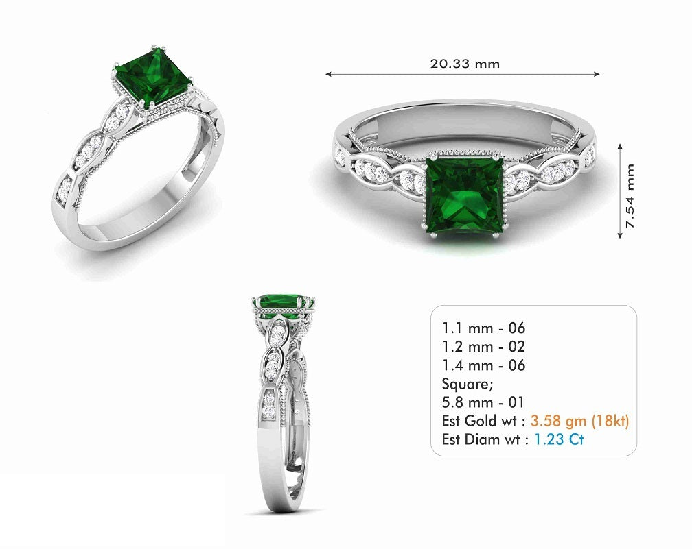 3D Jewelry Files Ring Model 3DM STL R-6596