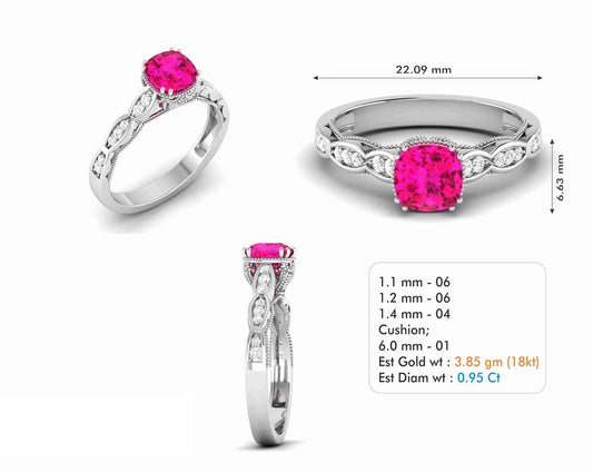 3D Jewelry Files Ring Model 3DM STL R-6600