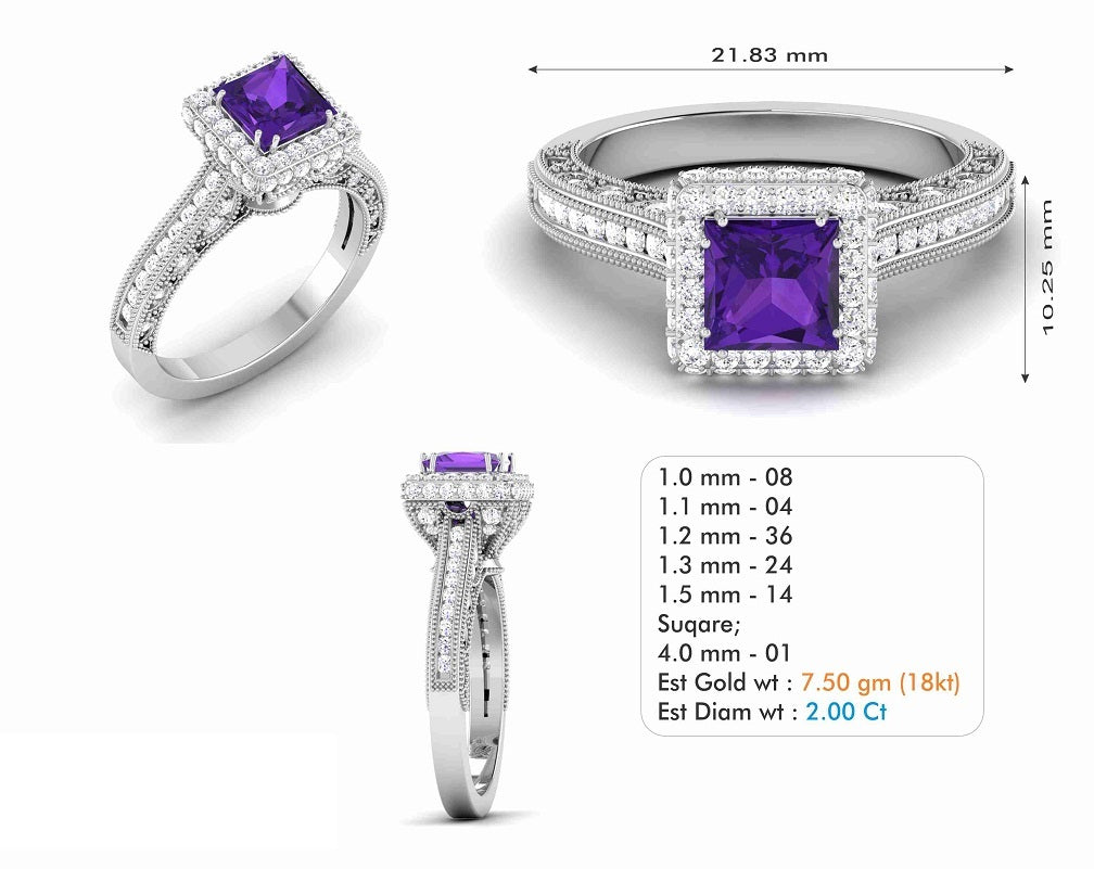 3D Jewelry Files Ring Model 3DM STL R-6611