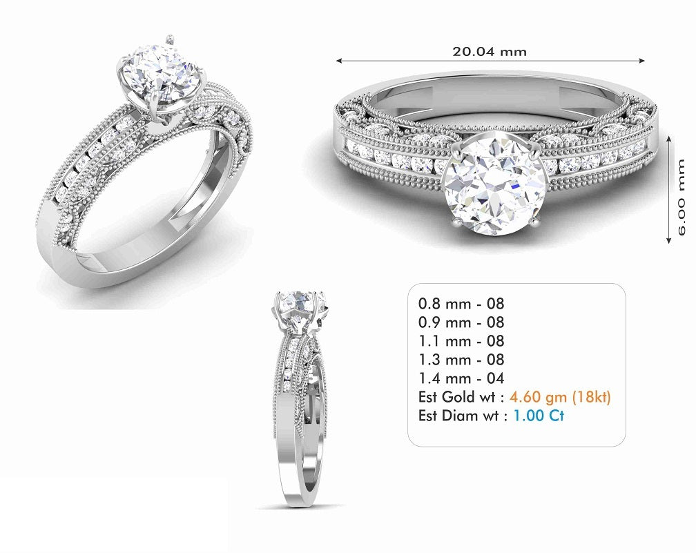 3D Jewelry Files Ring Model 3DM STL R-6622