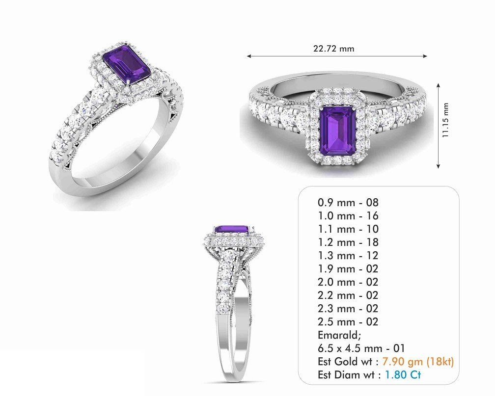 3D Jewelry Files Ring Model 3DM STL R-6629