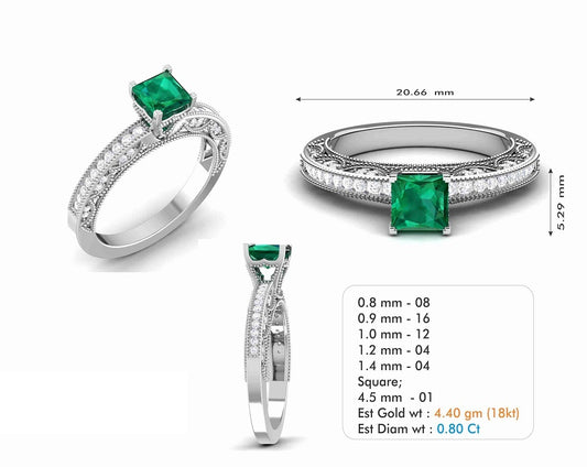 3D Jewelry Files Ring Model 3DM STL R-6644