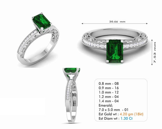 3D Jewelry Files Ring Model 3DM STL R-6646