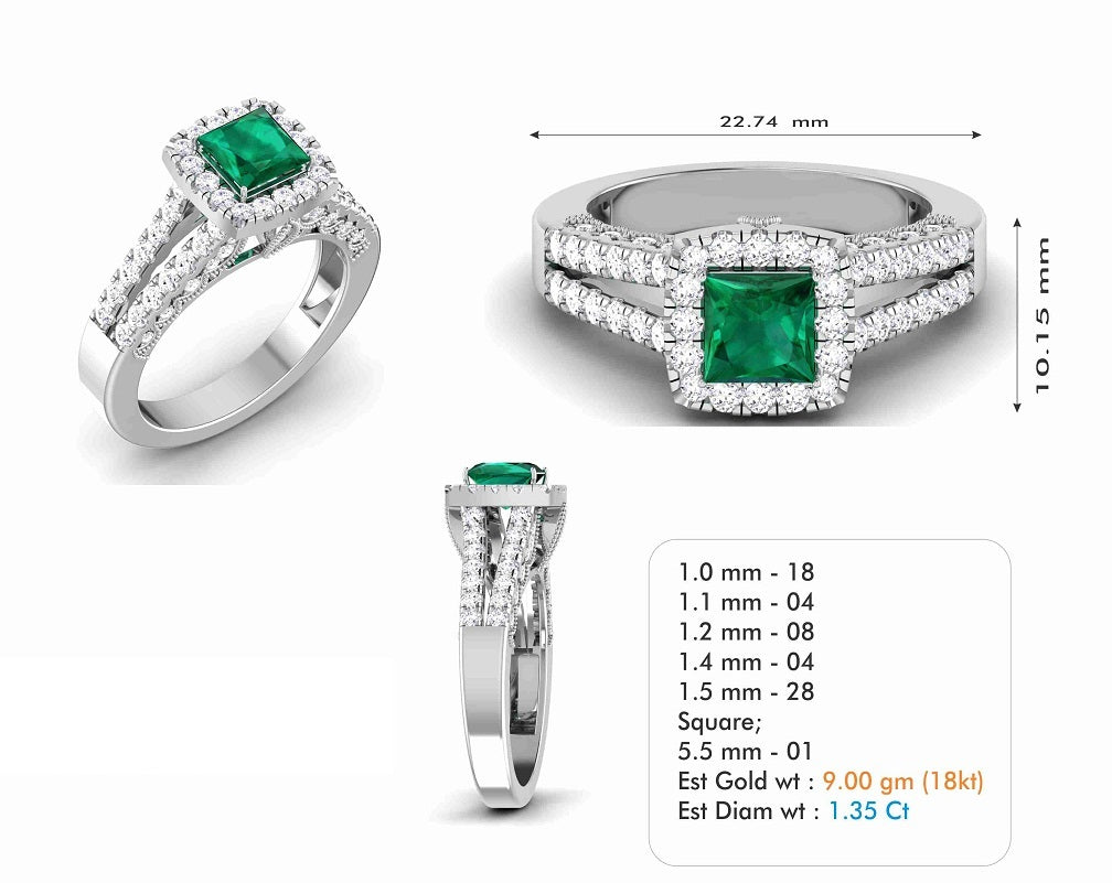 3D Jewelry Files Ring Model 3DM STL R-6673