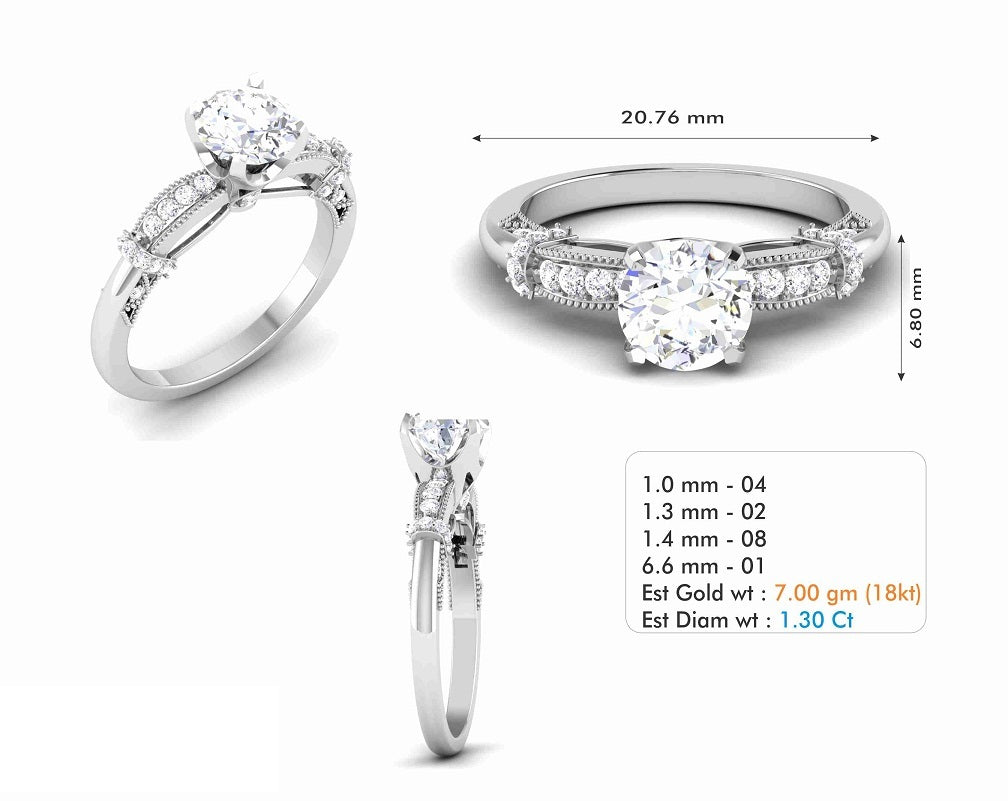 3D Jewelry Files Ring Model 3DM STL R-6677