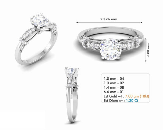 3D Jewelry Files Ring Model 3DM STL R-6677