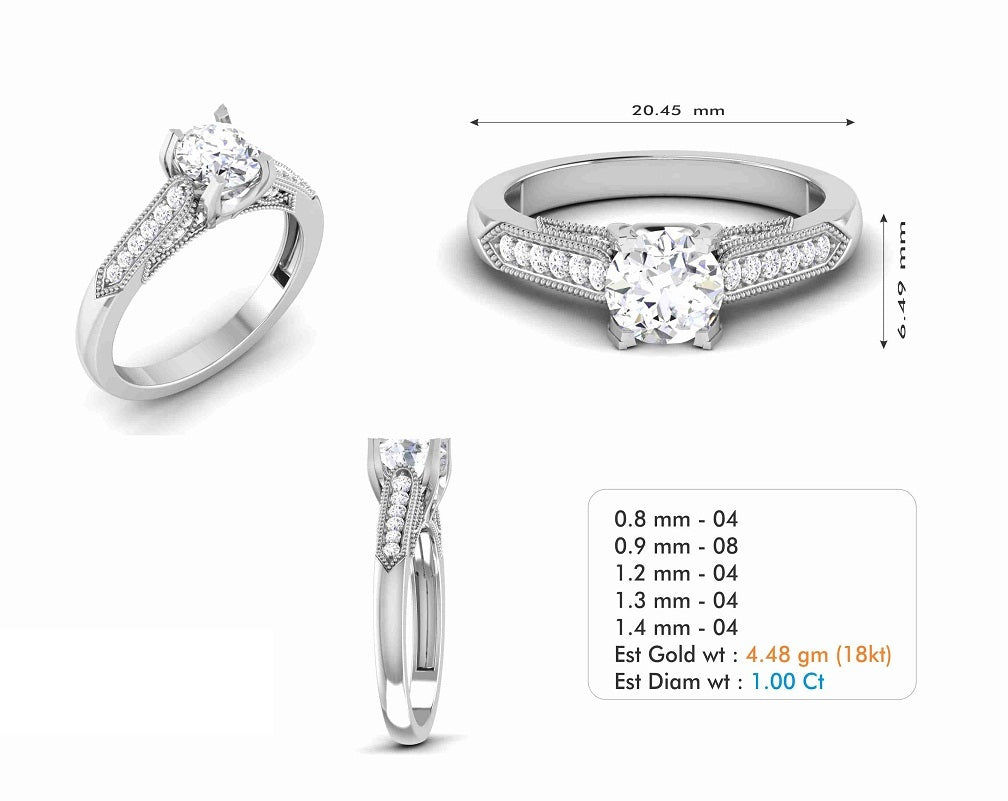 3D Jewelry Files Ring Model 3DM STL R-6681