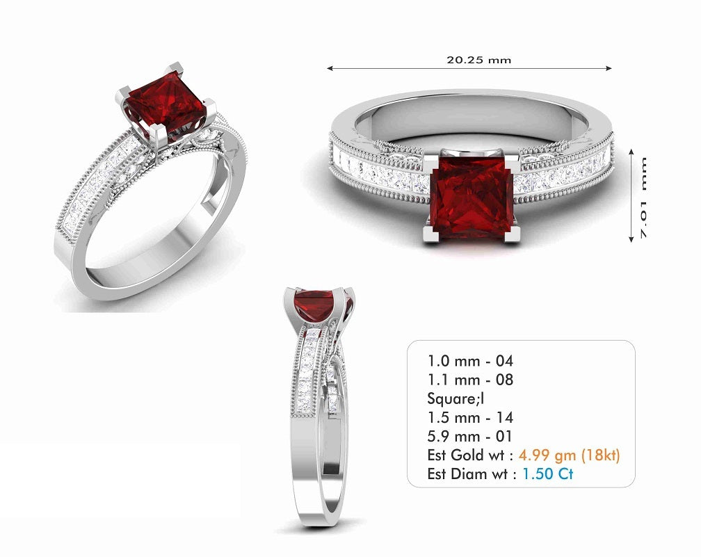 3D Jewelry Files Ring Model 3DM STL R-6686