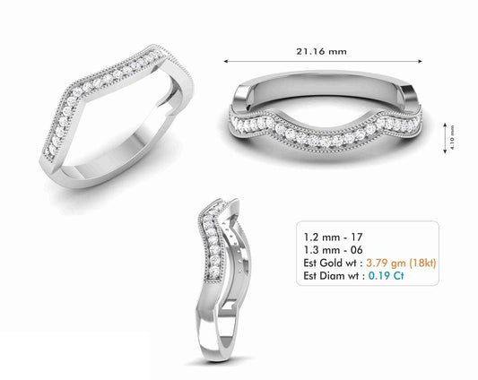 3D Jewelry Files Ring Model 3DM STL R-6732