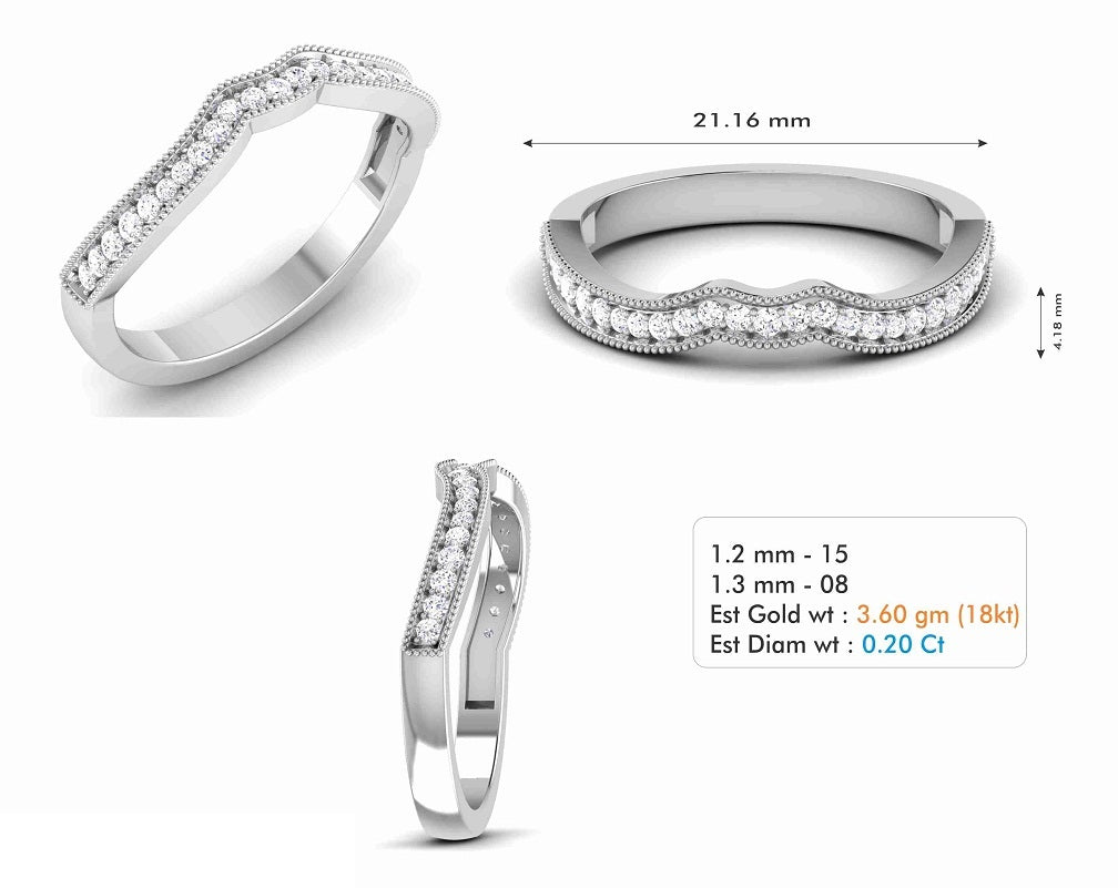 3D Jewelry Files Ring Model 3DM STL R-6733