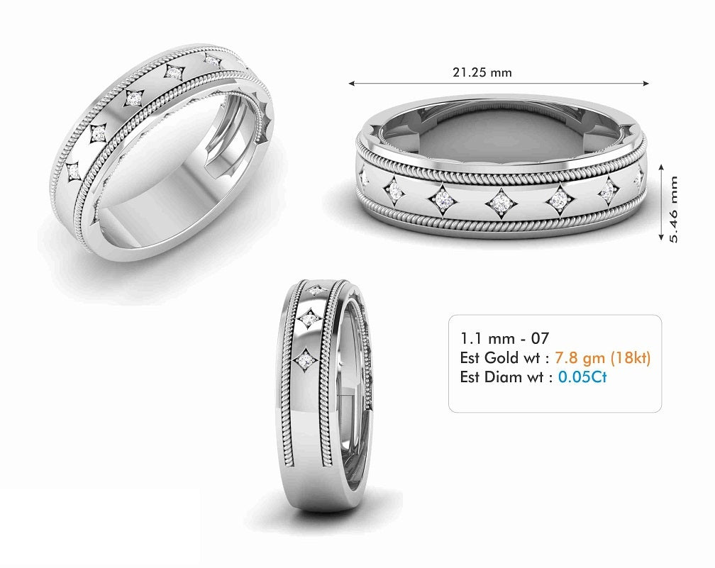 3D Jewelry Files Ring Model 3DM STL R-6742