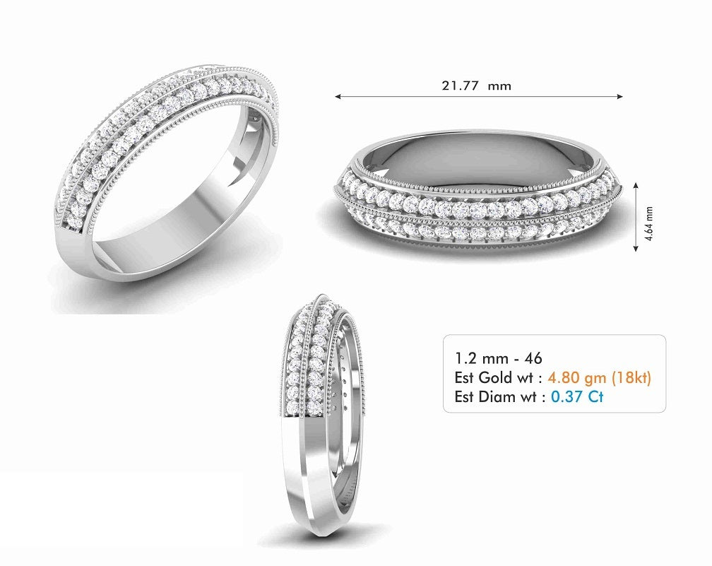 3D Jewelry Files Ring Model 3DM STL R-6762