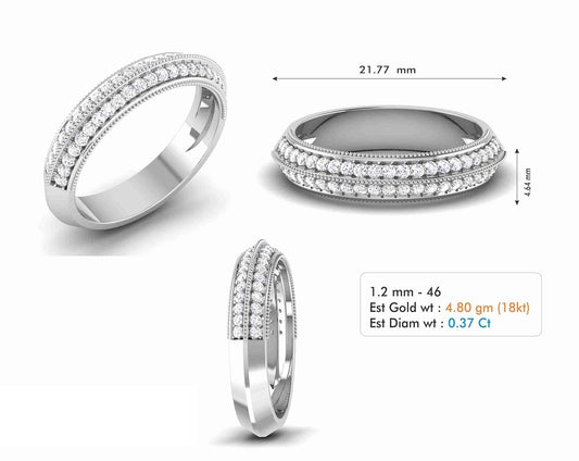 3D Jewelry Files Ring Model 3DM STL R-6762