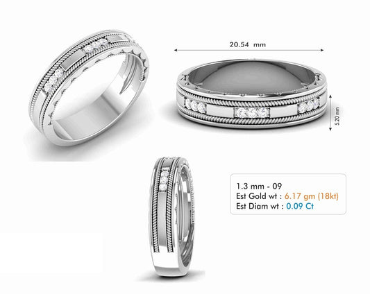 3D Jewelry Files Ring Model 3DM STL R-6767