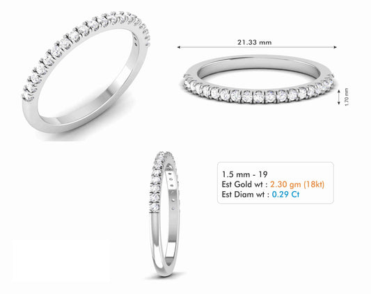 3D Jewelry Files Ring Model 3DM STL R-6850