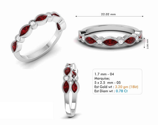 3D Jewelry Files Ring Model 3DM STL R-6853