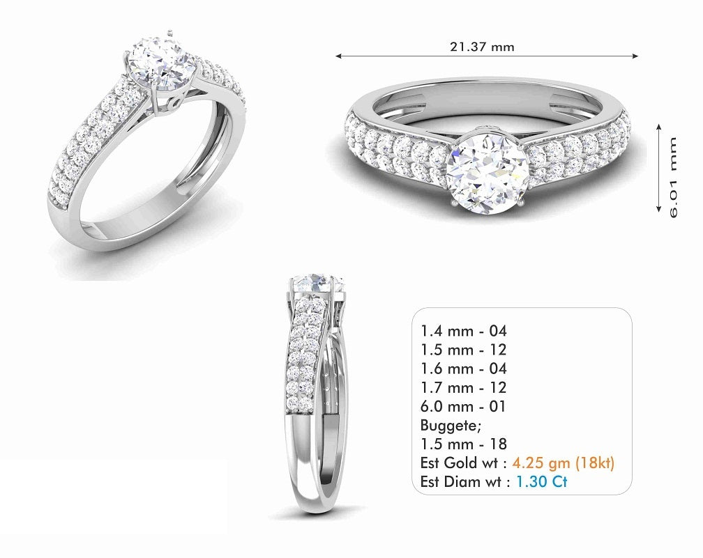 3D Jewelry Files Ring Model 3DM STL R-6989