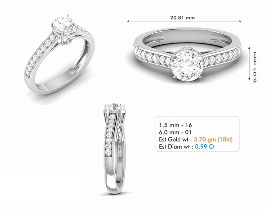 3D Jewelry Files Ring Model 3DM STL R-6990