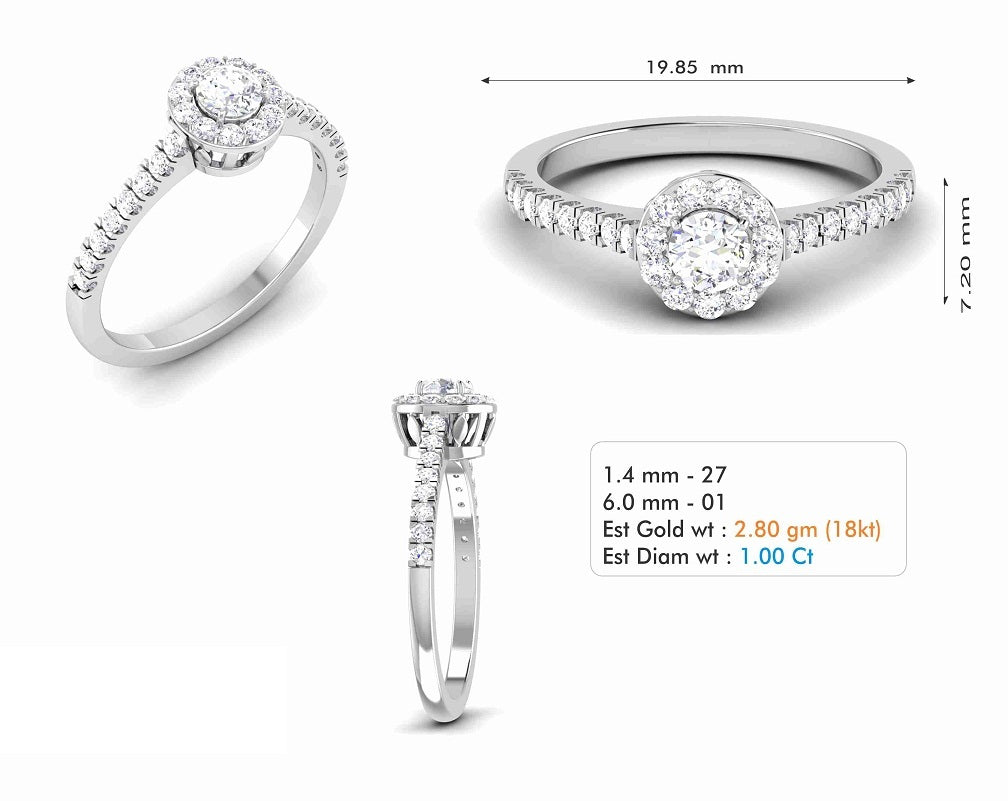 3D Jewelry Files Ring Model 3DM STL R-6992