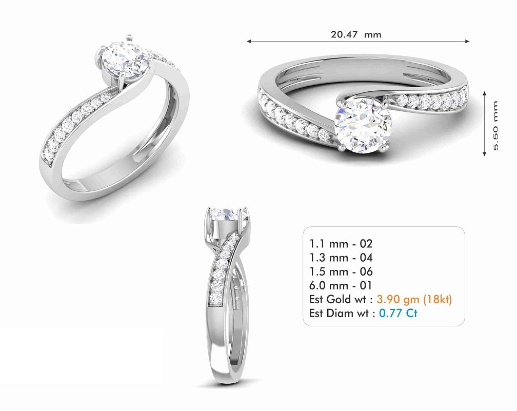 3D Jewelry Files Ring Model 3DM STL R-6993