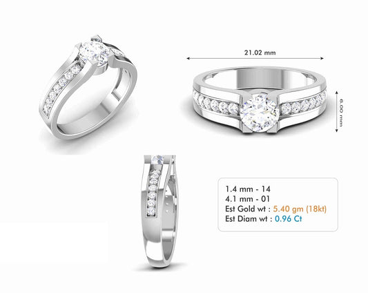 3D Jewelry Files Ring Model 3DM STL R-7011