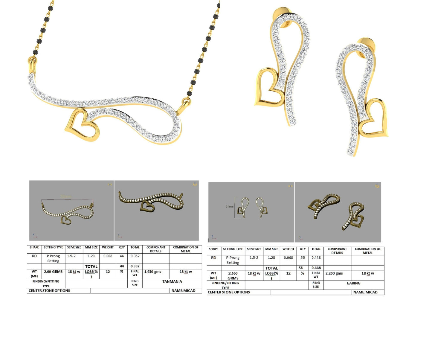 3D Jewelry Design Set Files STL 3DM tanmania12