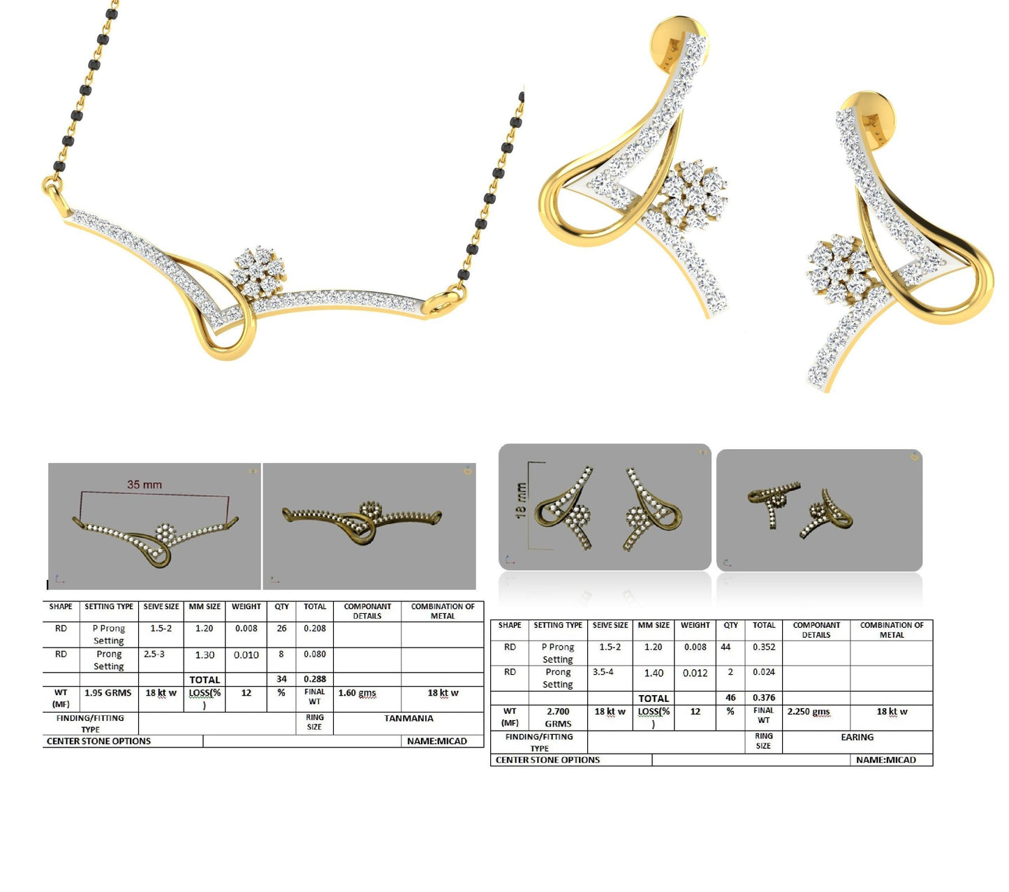 3D Jewelry Design Set Files STL 3DM tan9