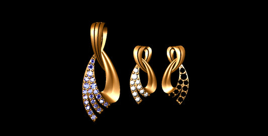 3D Jewelry Files Set Model 3DM STL ZA PN 5168