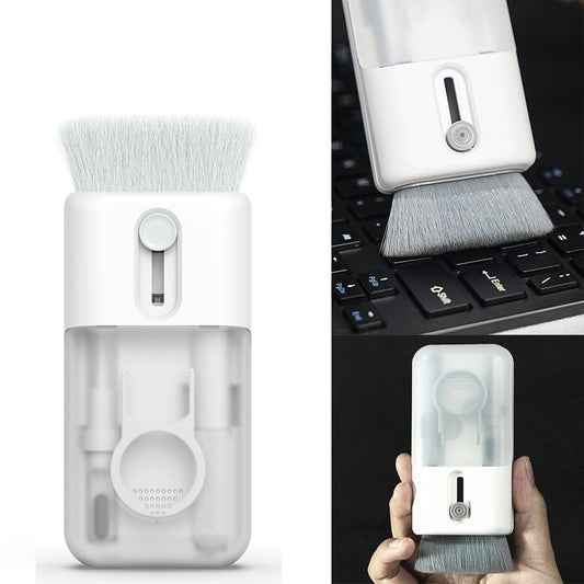Get your digital devices looking like new with our Multifunctional 6-in-1 Cleaner Kit for Airpods, Earbuds, and Keyboards