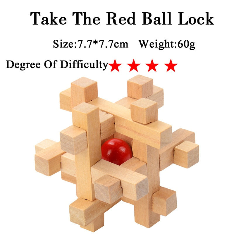 Challenge Your Mind with our IQ 3D Wooden Brain Teaser Game - Perfect for Kids and Adults